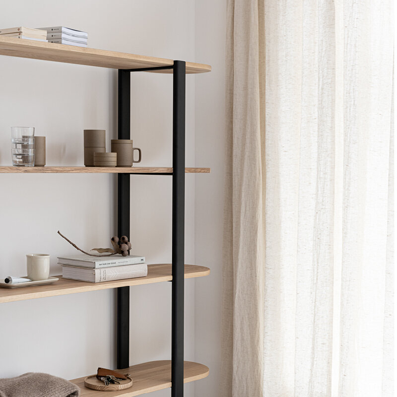 Design cabinet | Oblique Cabinet OB-6L Oak hardwax oil natural light 3041 | Studio HENK | 