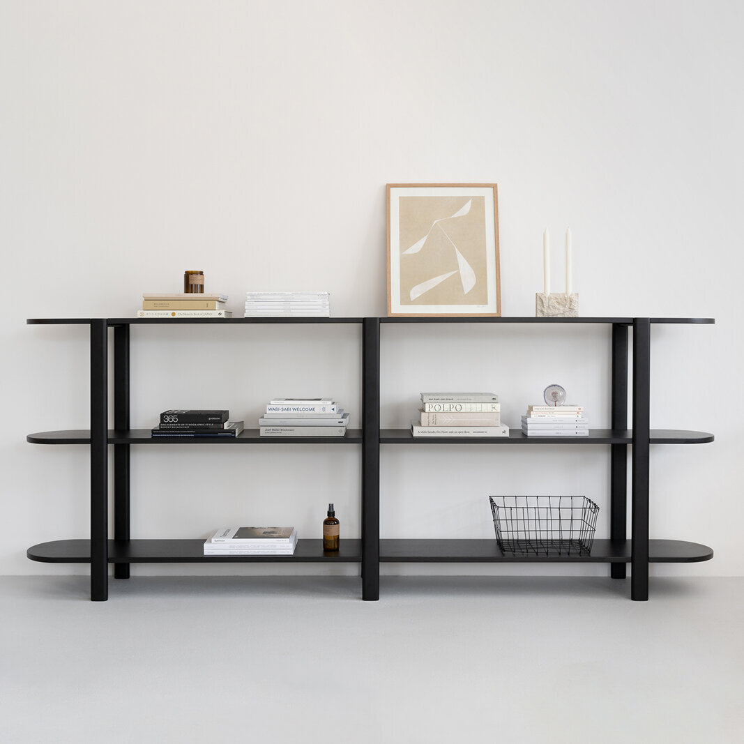 Design cabinet | Oblique Cabinet OB-6L Oak hardwax oil natural light 3041 | Studio HENK | 