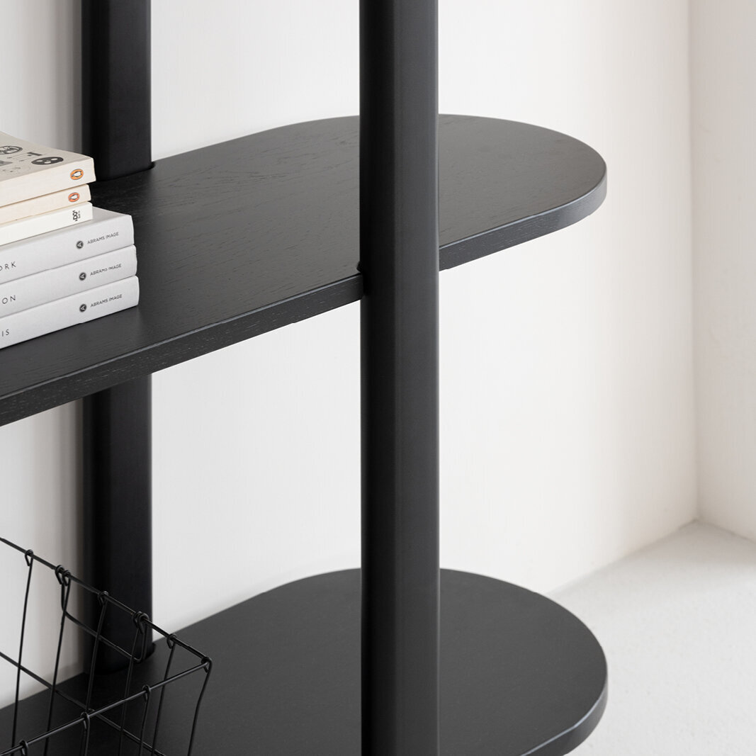 Design cabinet | Oblique Cabinet OB-6L Oak hardwax oil natural light 3041 | Studio HENK | 