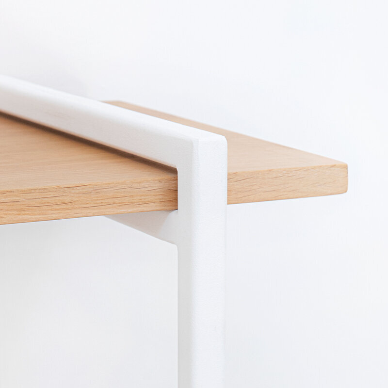 Design cabinet | Modular Cabinet MC-6L Oak black lacquer | Studio HENK | 