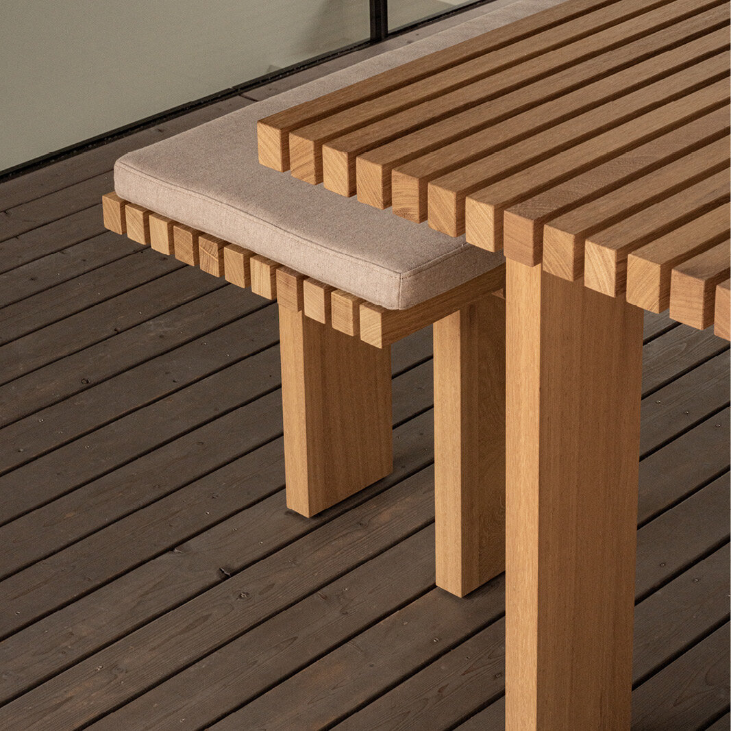 Rectangular Outdoor Design dining table | Elements Outdoor Table  Accoya | Accoya | Studio HENK| 