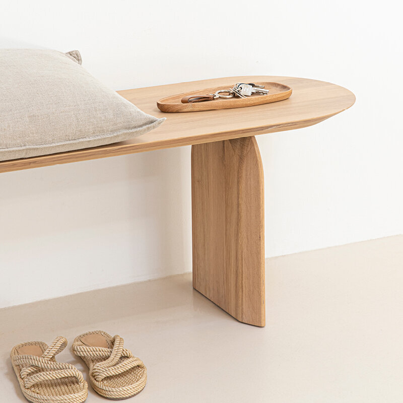 Design Dining Bench | Slot bench Walnut naturel lacquer | Walnut naturel lacquer | Studio HENK| 