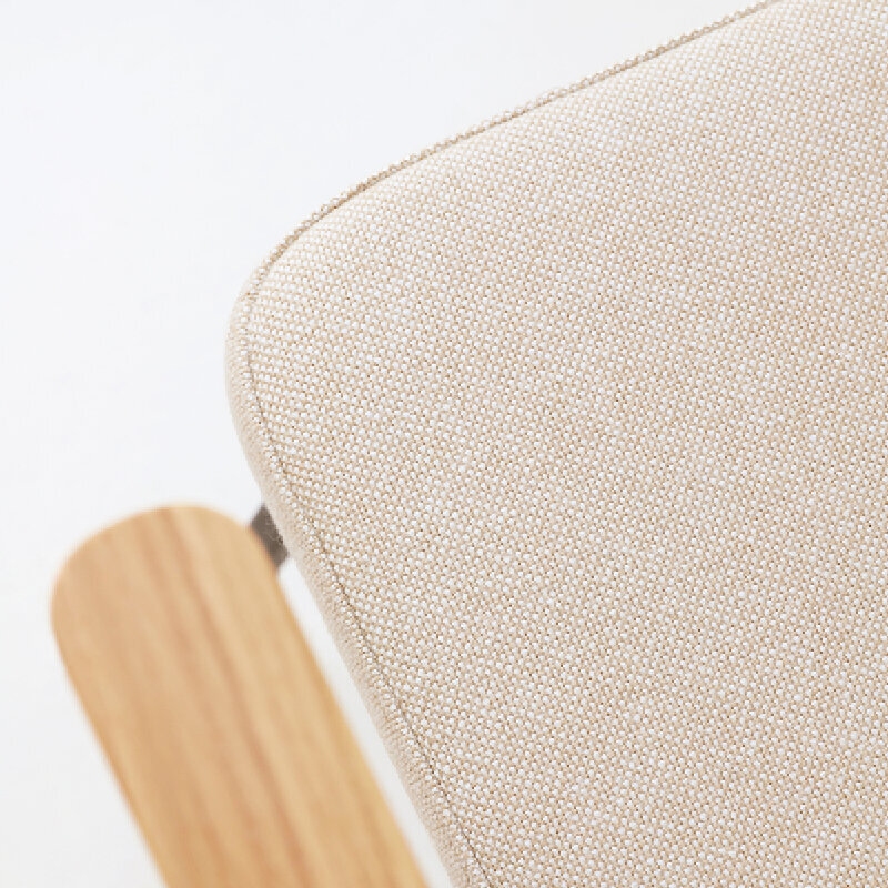 Design modern dining chair | Co Chair with armrest Light Brown brema sand03 | Studio HENK | 