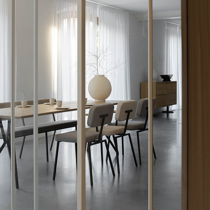 Design modern dining chair | Ode Chair with armrest hallingdal65 190 | Studio HENK| 