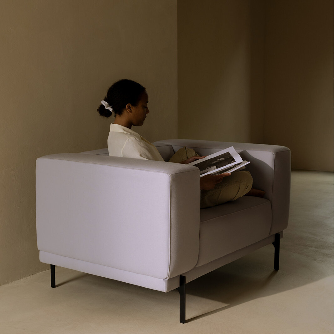 Design modern sofa | Cave Lounge Chair 1 seater tonus4 210 | Studio HENK | 