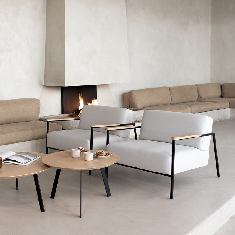 Design modern sofa | Co lounge chair 1 seater calvados multibeige9995 | Studio HENK|
