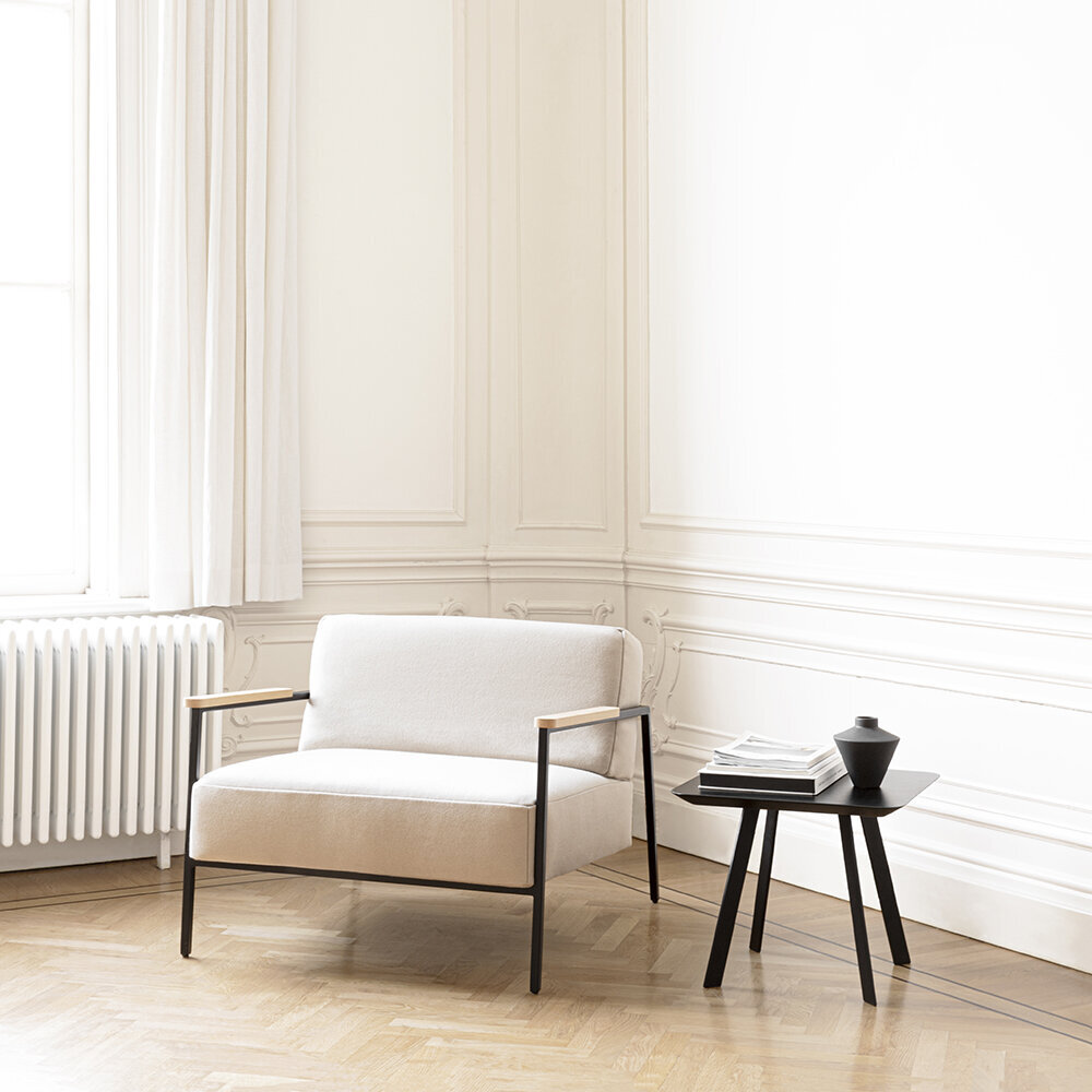 Design modern sofa | Co lounge chair 1 seater calvados multibeige9995 | Studio HENK| 