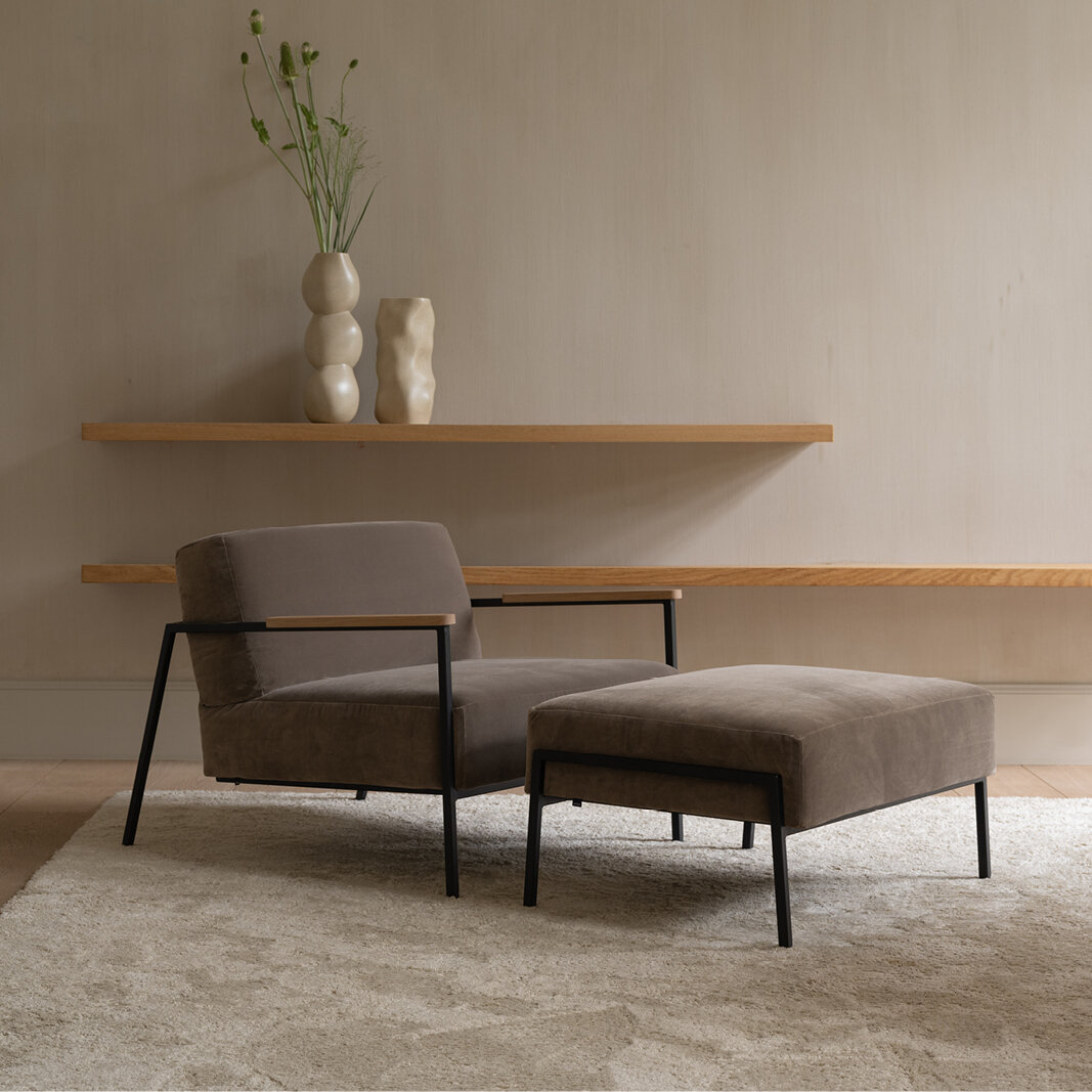 Design modern sofa | Co lounge chair 1 seater steelcuttrio3 906 | Studio HENK|