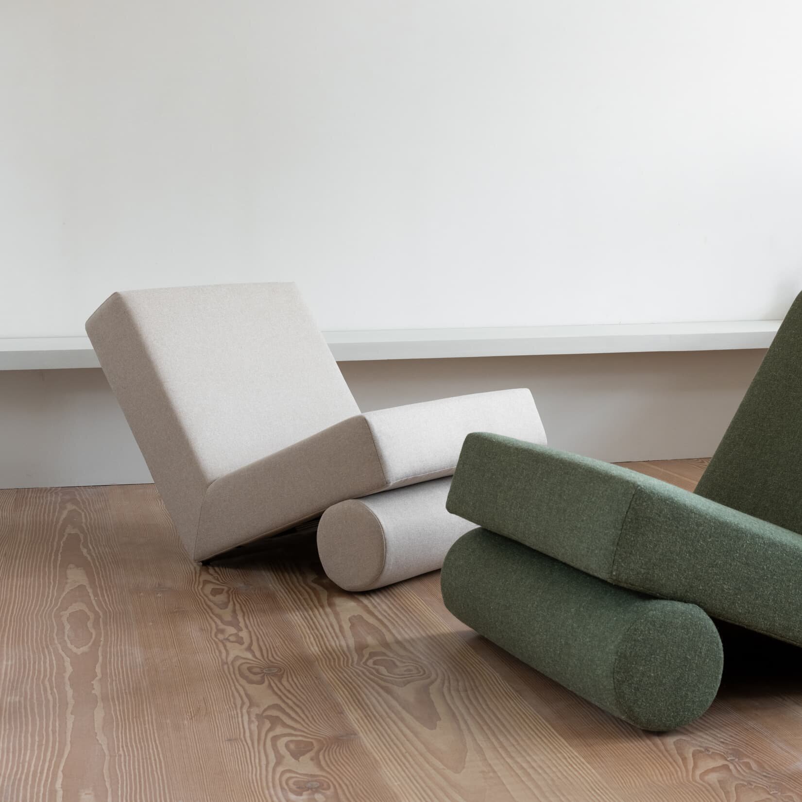 Design modern sofa | Lean Lounge Chair hemp hectare21 | Studio HENK| 