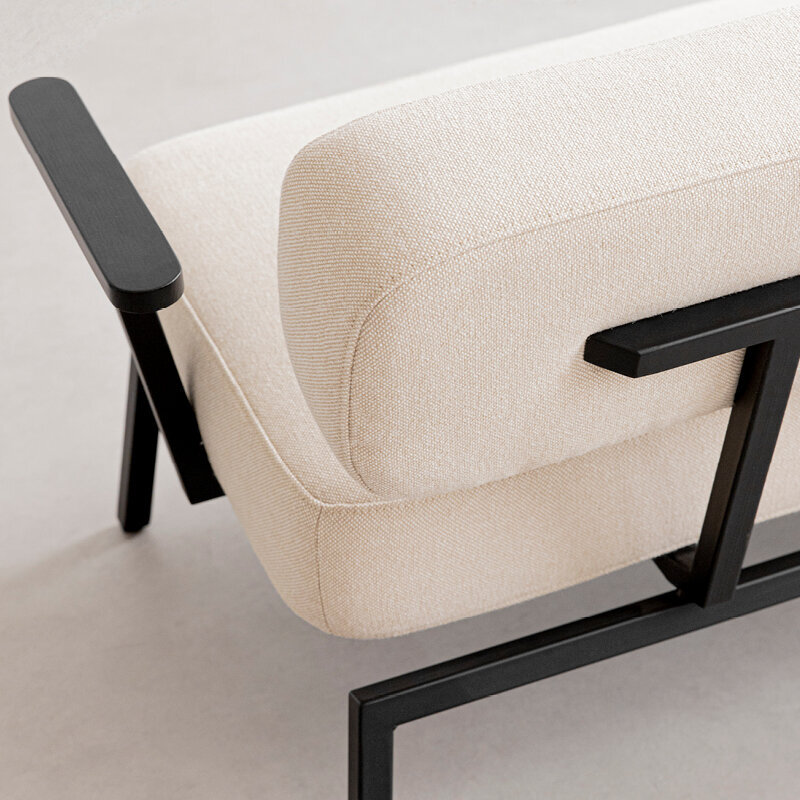 Design modern sofa | Ode lounge chair 1 seater with armrest  hallingdal65 190 | Studio HENK| 