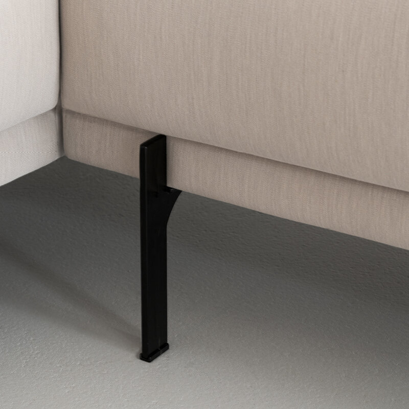 Design modern sofa | Cave Sofa Corner Element Platform left facet beige1037 | Studio HENK| 