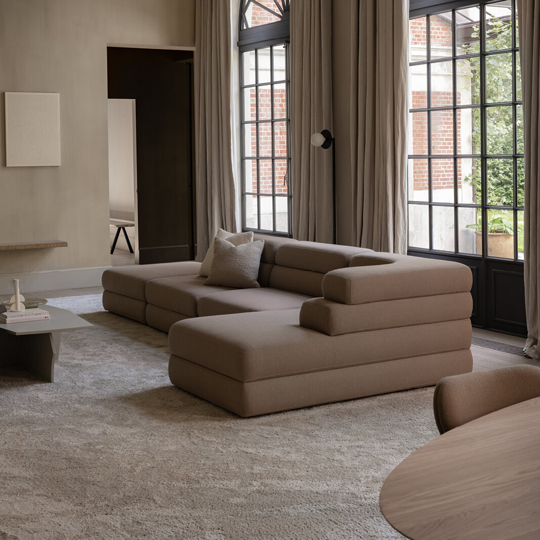 Design modern sofa | Layer sofa hocker  hallingdal65 190 | Studio HENK| 