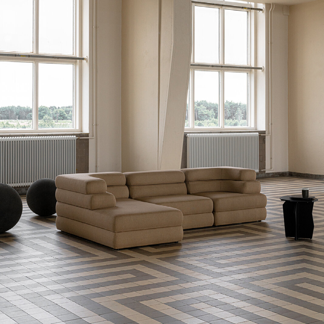 Design modern sofa | Layer 3 seater Grey | Studio HENK | 