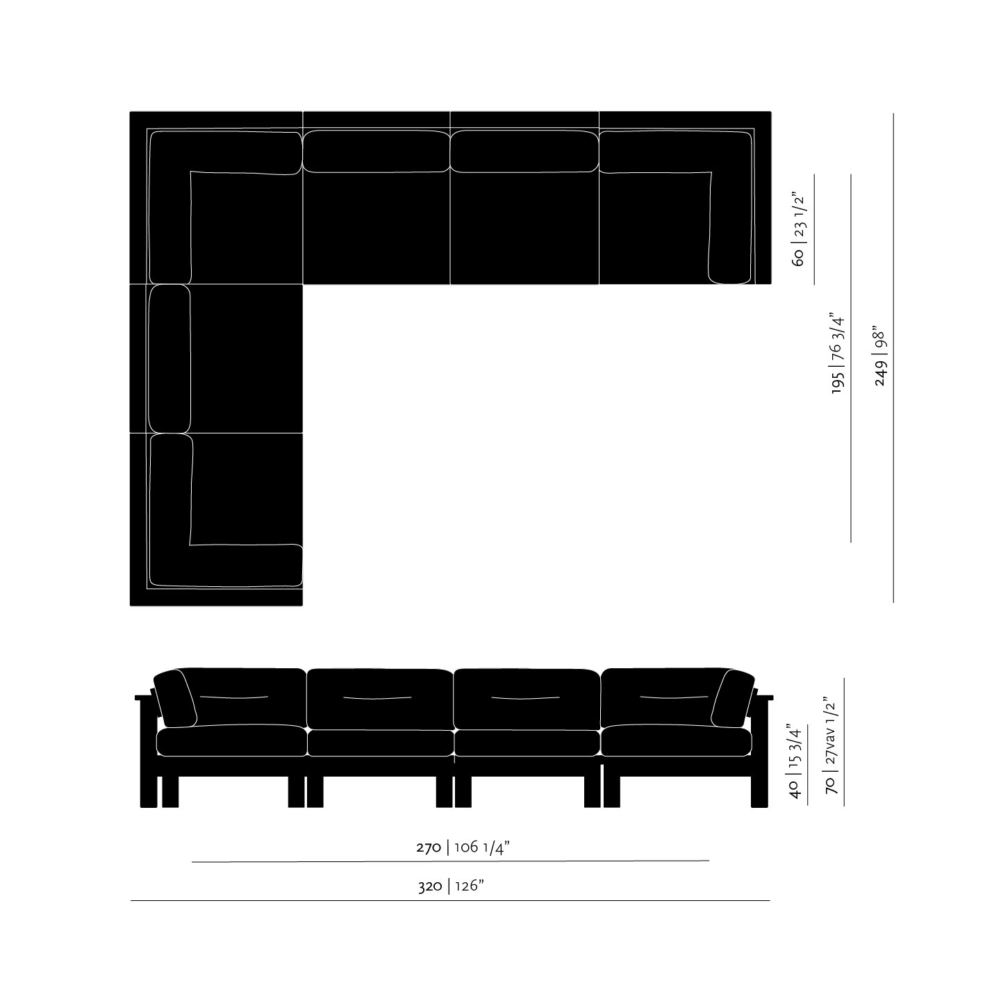 Design modern sofa | Element Lounge Sofa heritage leaf18011 | Studio HENK | 