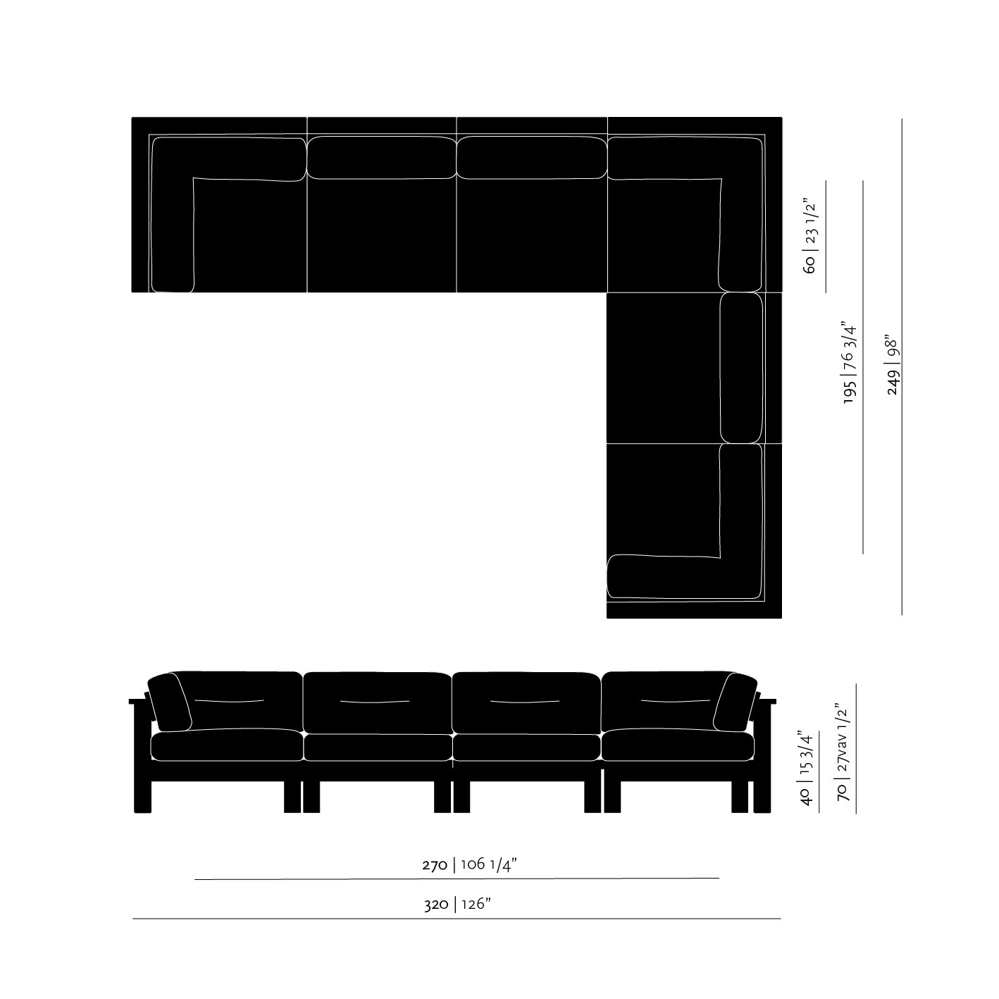 Design modern sofa | Element Lounge Sofa heritage alpine18018 | Studio HENK | 