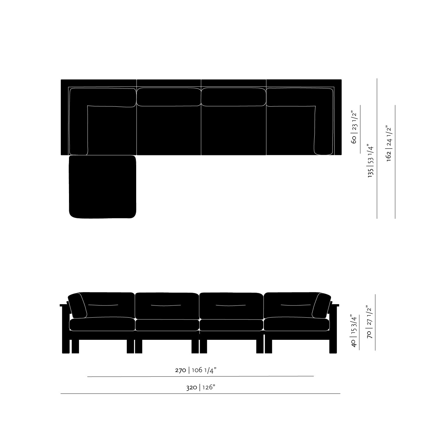 Design modern sofa | Element Lounge Sofa heritage sky18016 | Studio HENK | 