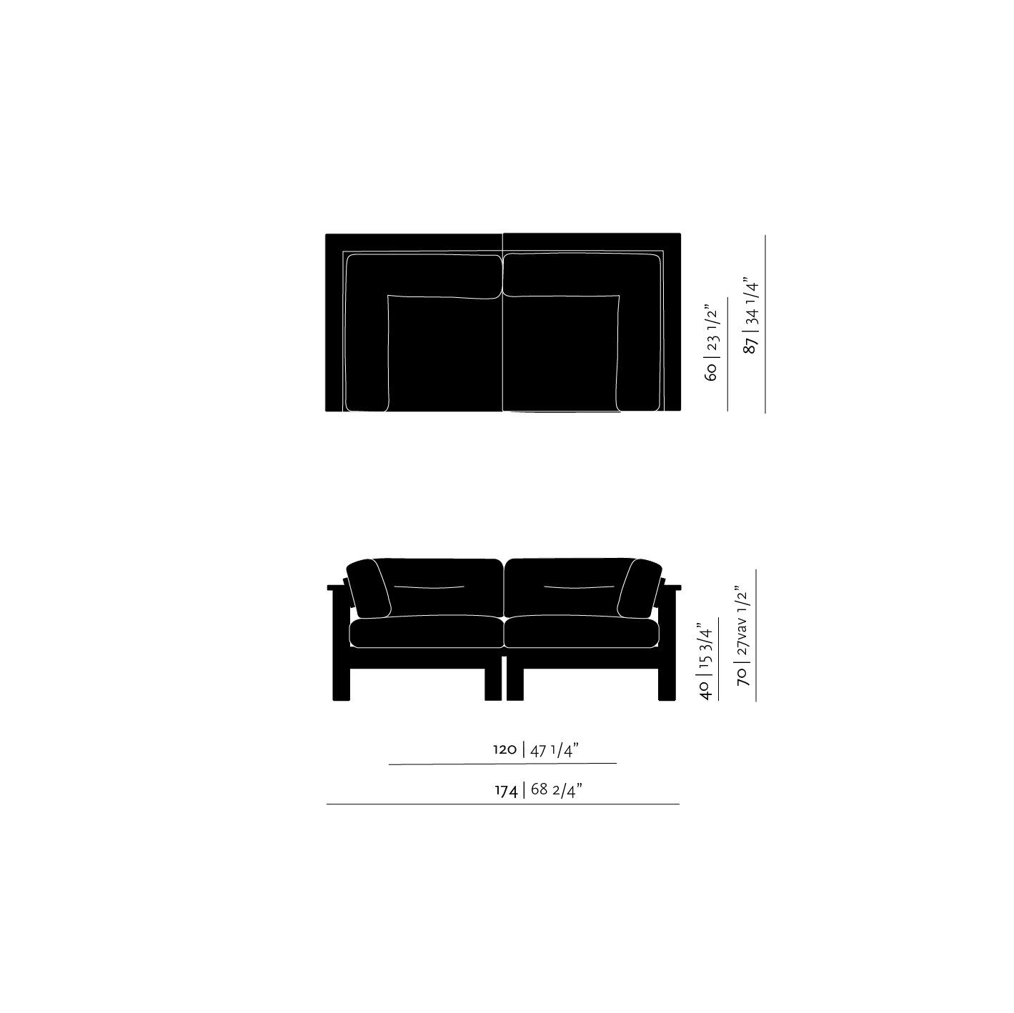 Design modern sofa | Element Lounge Sofa heritage papyrus18006 | Studio HENK| 