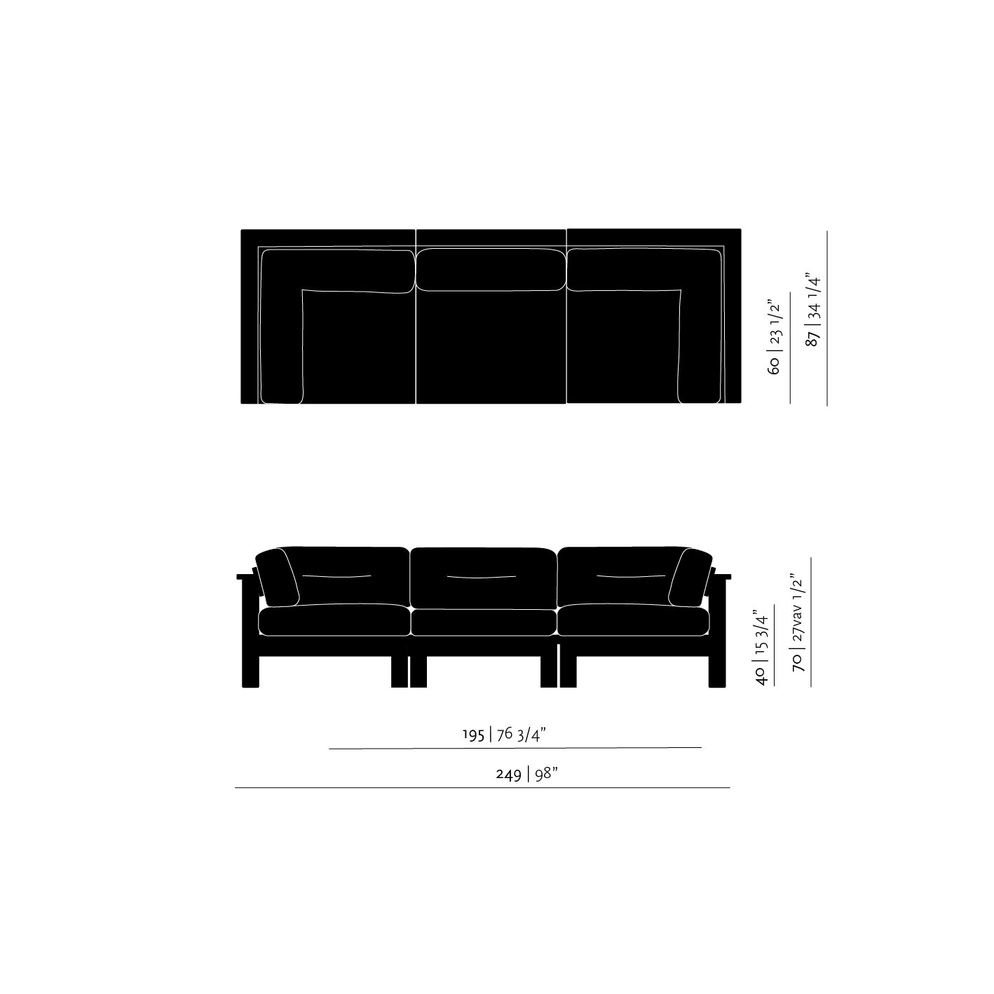 Design modern sofa | Element Lounge Sofa heritage moss18012 | Studio HENK| 