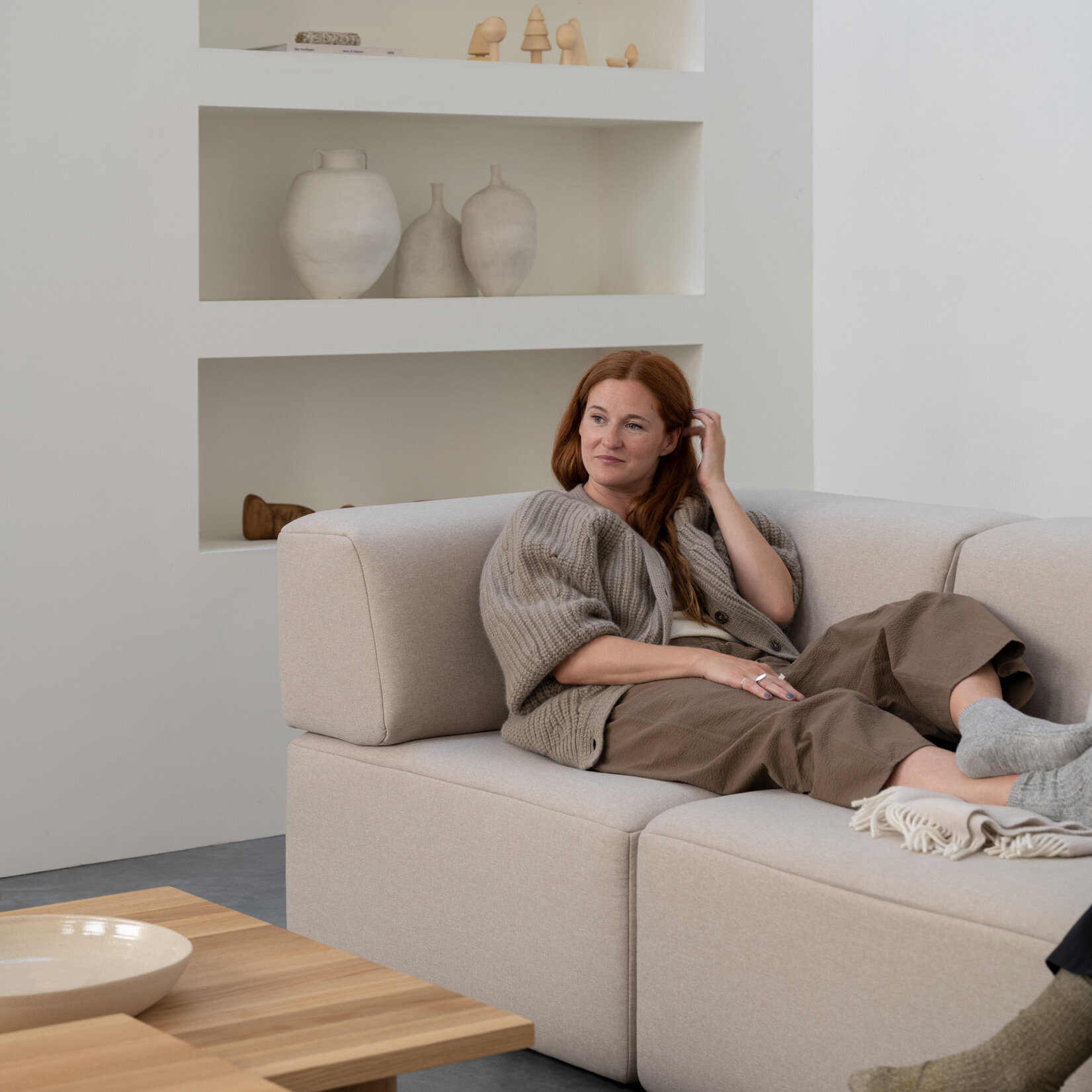 Design modern sofa | Brick 2 seater Beige | Studio HENK | 
