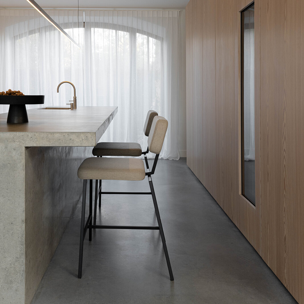 Design stool Ode stool 65 | orion wood108 | Studio HENK| 
