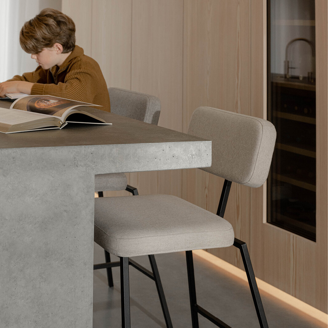 Design stool Ode stool 65 | orion wood108 | Studio HENK| 
