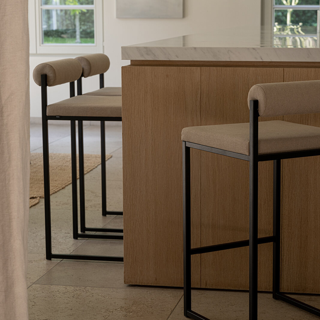 Design stool Bolster Stool 77 | facet kiezel7 | Studio HENK | 