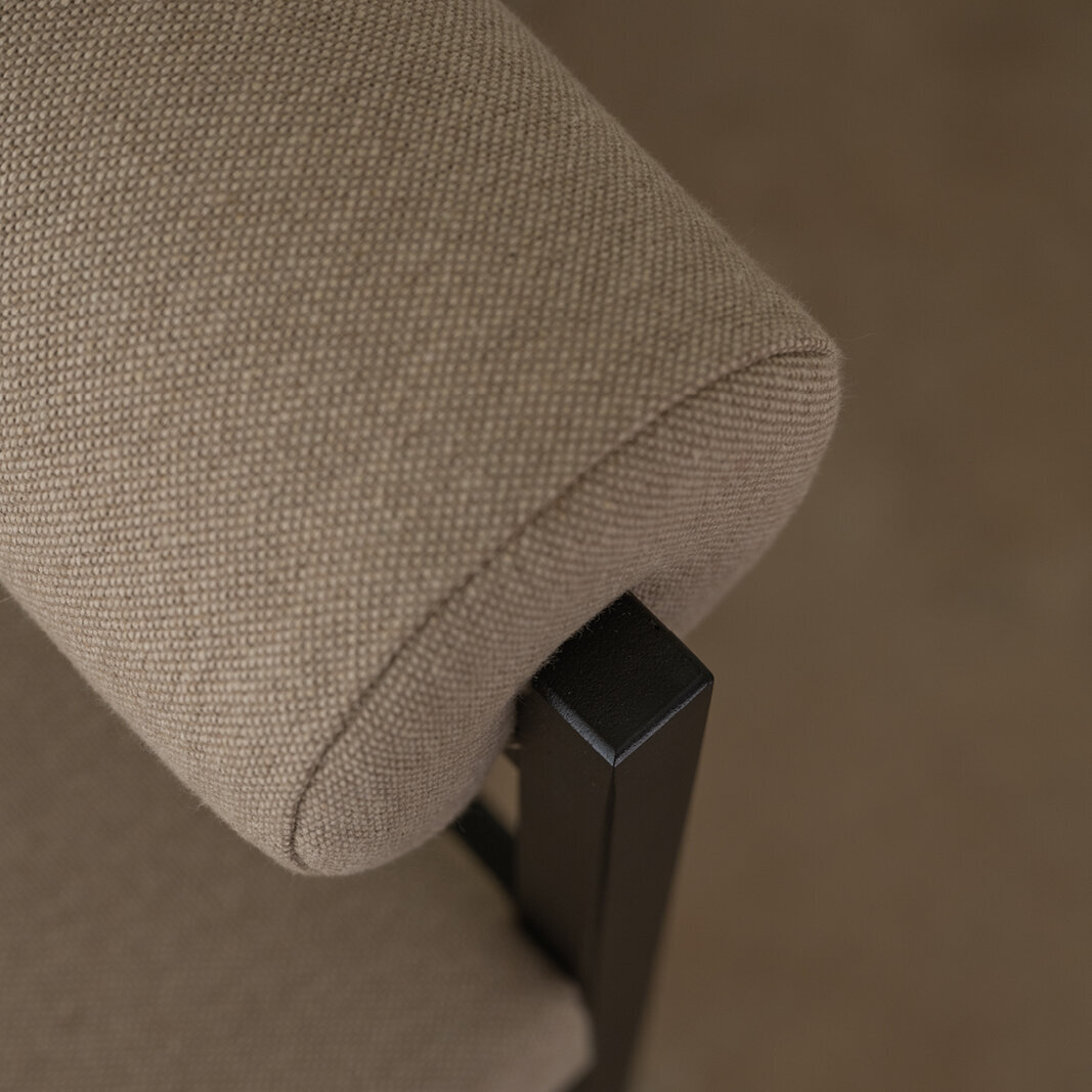 Design stool Bolster Stool 77 | olbia taupe12 | Studio HENK| 