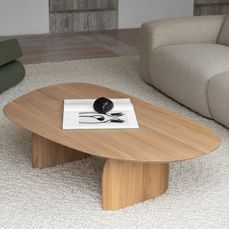 Design Coffee Table | Slot Coffee Table Oak black stain | Oak black stain | Studio HENK| 