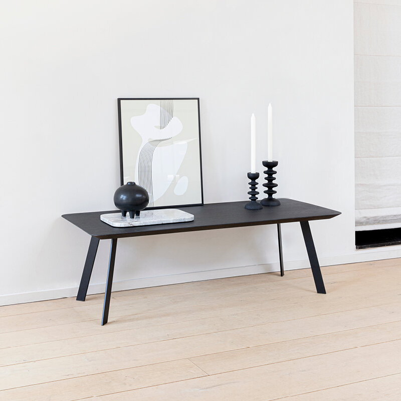 Design Coffee Table | New Co Coffee Table 1200 Rectangular Black | HPL Fenix blu fes | Studio HENK | 