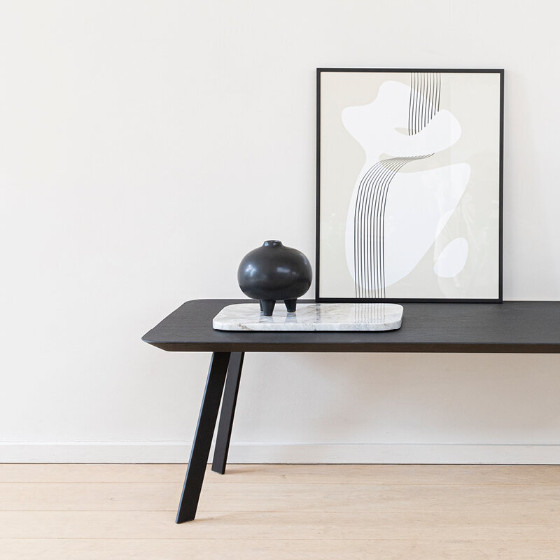 Design Coffee Table | New Co Coffee Table 1200 Rectangular Black | HPL Fenix blu fes | Studio HENK | 