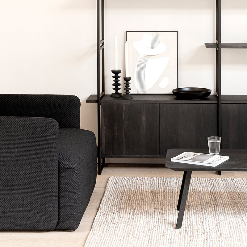 Design Coffee Table | New Co Coffee Table 1200 Rectangular Black | HPL Fenix blu fes | Studio HENK| 