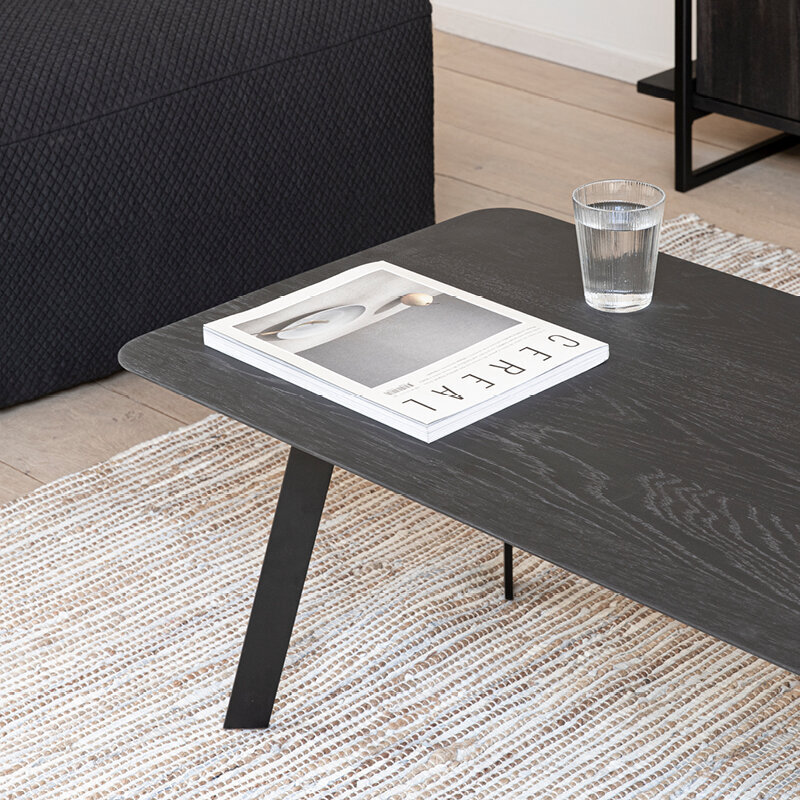 Design Coffee Table | New Co Coffee Table 1200 Rectangular Black | HPL Fenix blu fes | Studio HENK| 