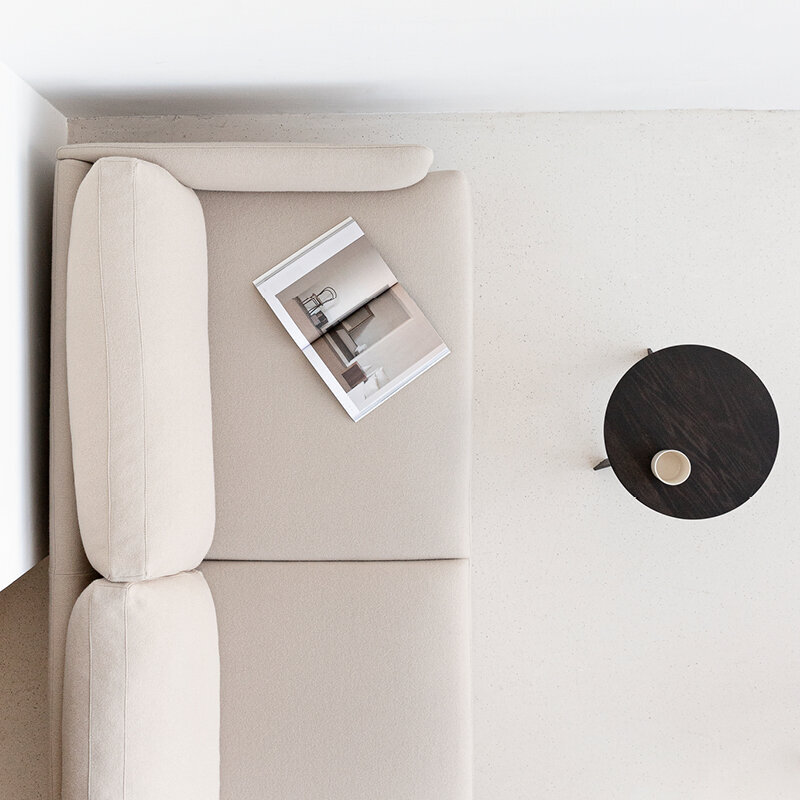 Design Coffee Table | New Co Coffee Table 90 Round Black | Oak hardwax oil natural light 3041 | Studio HENK| 