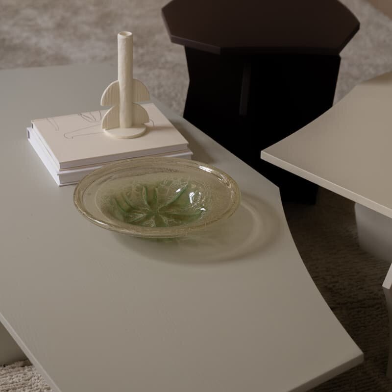 Design Coffee Table | Scissors Coffee Table 90 Oak beige brown | Oak beige brown | Studio HENK| 