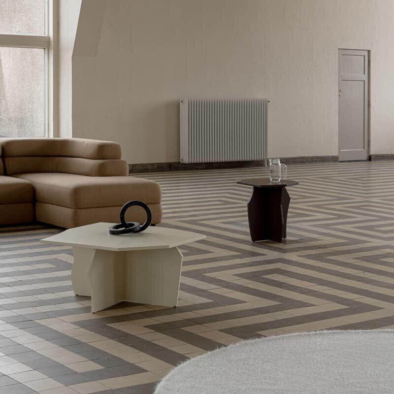Design Coffee Table | Scissors Coffee Table 70 Oak pebble grey | Oak pebble grey | Studio HENK | 