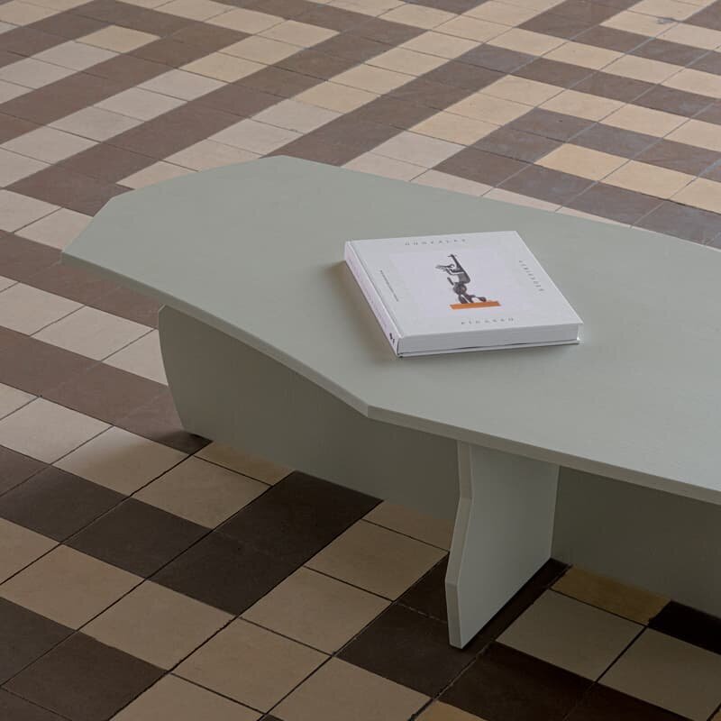 Design Coffee Table | Scissors Coffee Table 150 Oak oyster white | Oak oyster white | Studio HENK | 