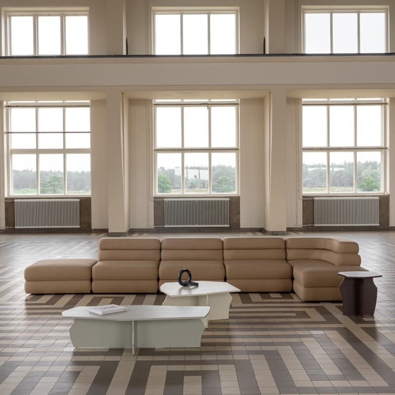 Design Coffee Table | Scissors Coffee Table 70 Oak pebble grey | Oak pebble grey | Studio HENK | 