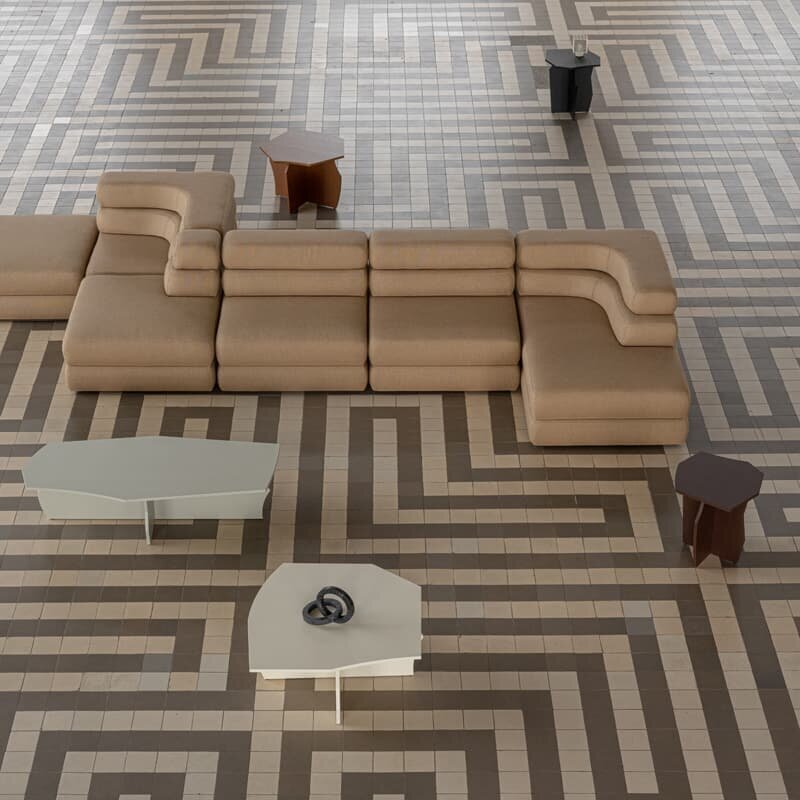 Design Coffee Table | Scissors Coffee Table 70 Oak pebble grey | Oak pebble grey | Studio HENK | 