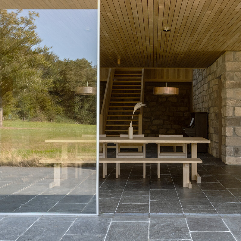 Rectangular Design dining table | Base Table Oak white lacquer | Oak white lacquer | Studio HENK | 
