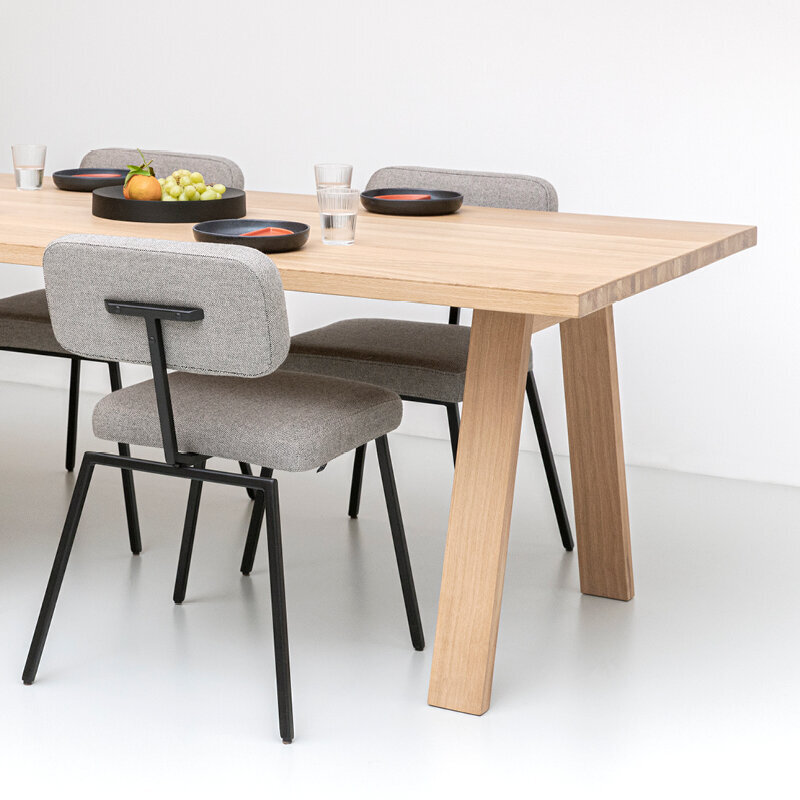 Rectangular Design dining table | Legno Oak smoked stain | Oak natural lacquer  | Studio HENK | 