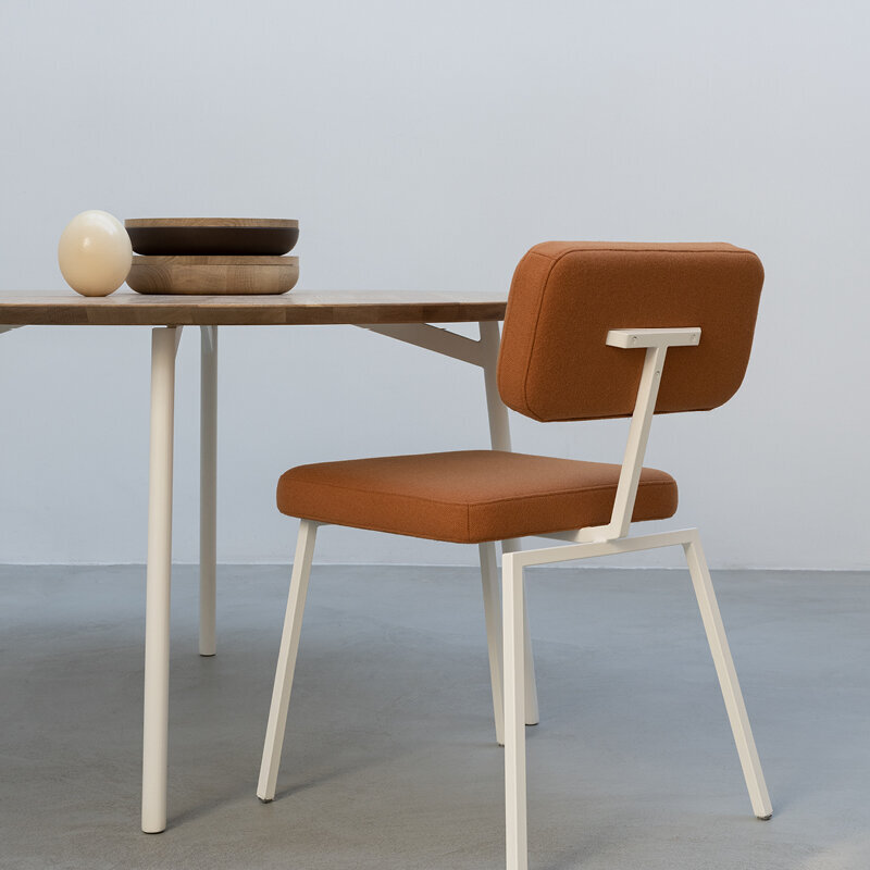 Ronde Design dining table | Flyta Quadpod Steel black powdercoating | HPL Fenix nero ingo | Studio HENK | 