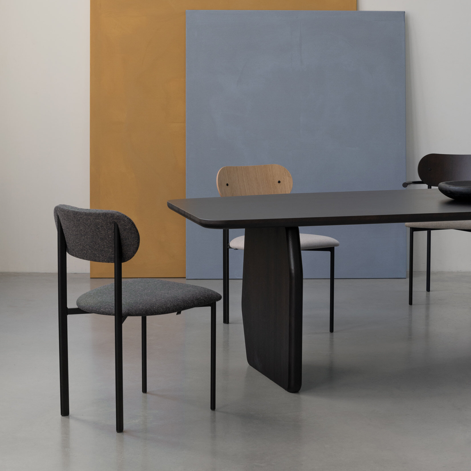  Design dining table | Slant Oak smoked stain | Oak smoked | Studio HENK | 