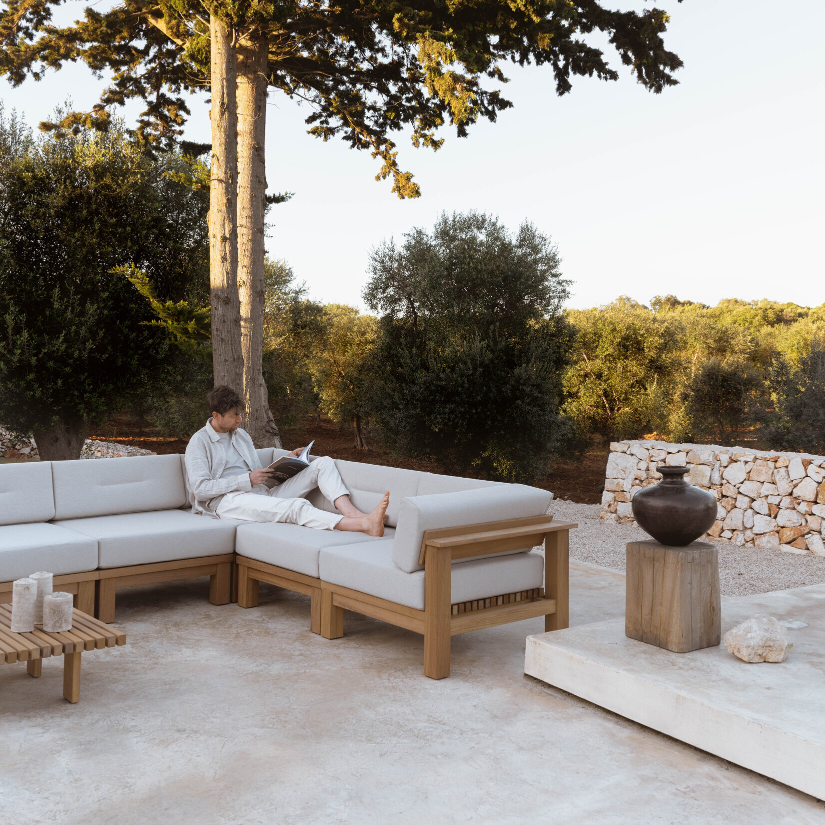 Studio outdoor deals corner sofa