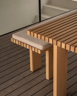 FSC gecertificeerd Iroko hout, Papyrus 18000 kussen