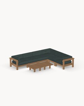6 Zits, Hoek Rechts, Salontafel, Alpine 18018