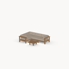 4 Seats, Corner Left, Coffee Table, Papyrus18006