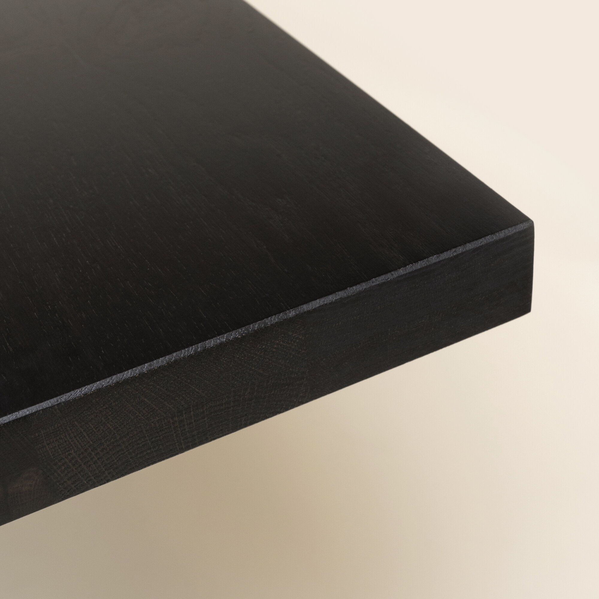 Rechthoekige Design dining table | Mikado Dining Table Steel black powdercoating | Oak black stain | Studio HENK | 