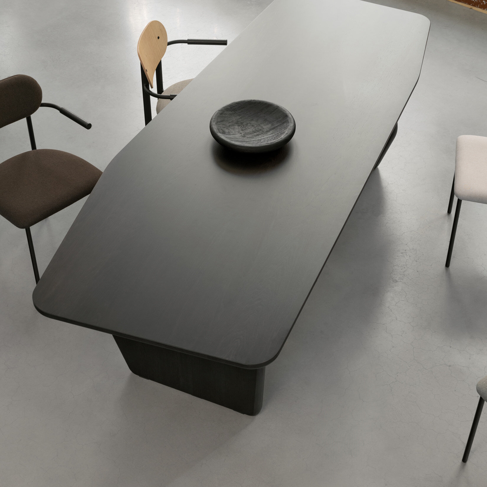  Design dining table | Slim-X Wood Dining Table Oak smoked stain | Oak smoked | Studio HENK | 