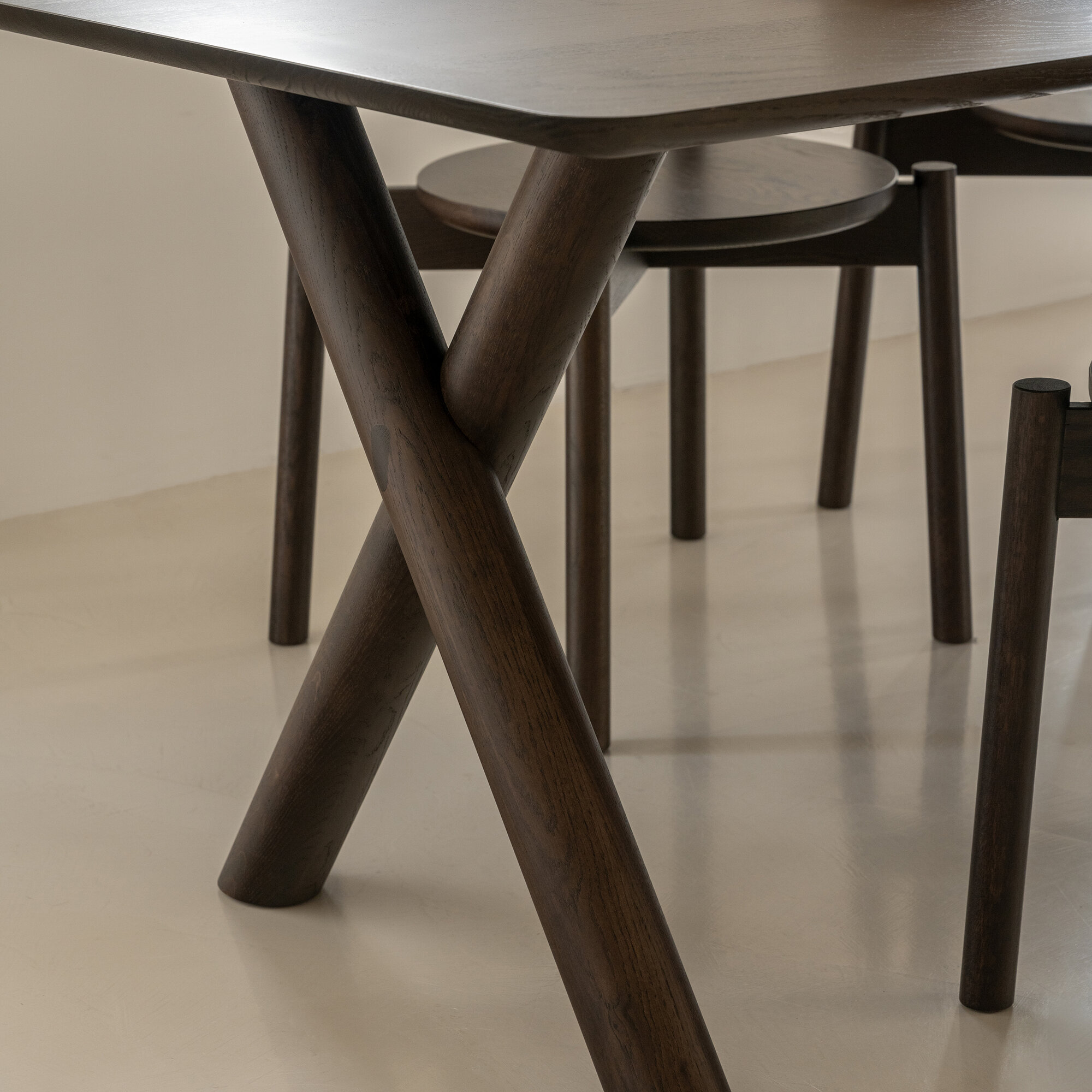 Ovale Design dining table | Slim-X Wood Dining Table Oak hardwax oil natural | Oak hardwax oil natural | Studio HENK| 