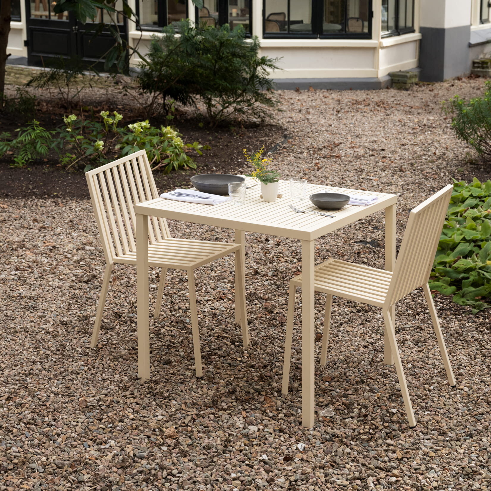 Design modern dining chair | Trace Outdoor Chair Right without armrest  | Studio HENK | 